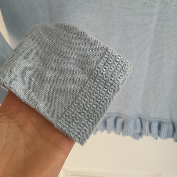 Gorgeous Topshop knit baby blue sweater, size 4, equivalent to XS - Picture 5 of 6